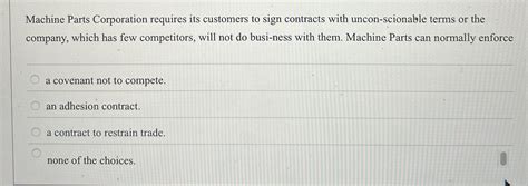 machine parts corporation requires its customers to sign contracts|machine parts corporation requires its customers to sign .